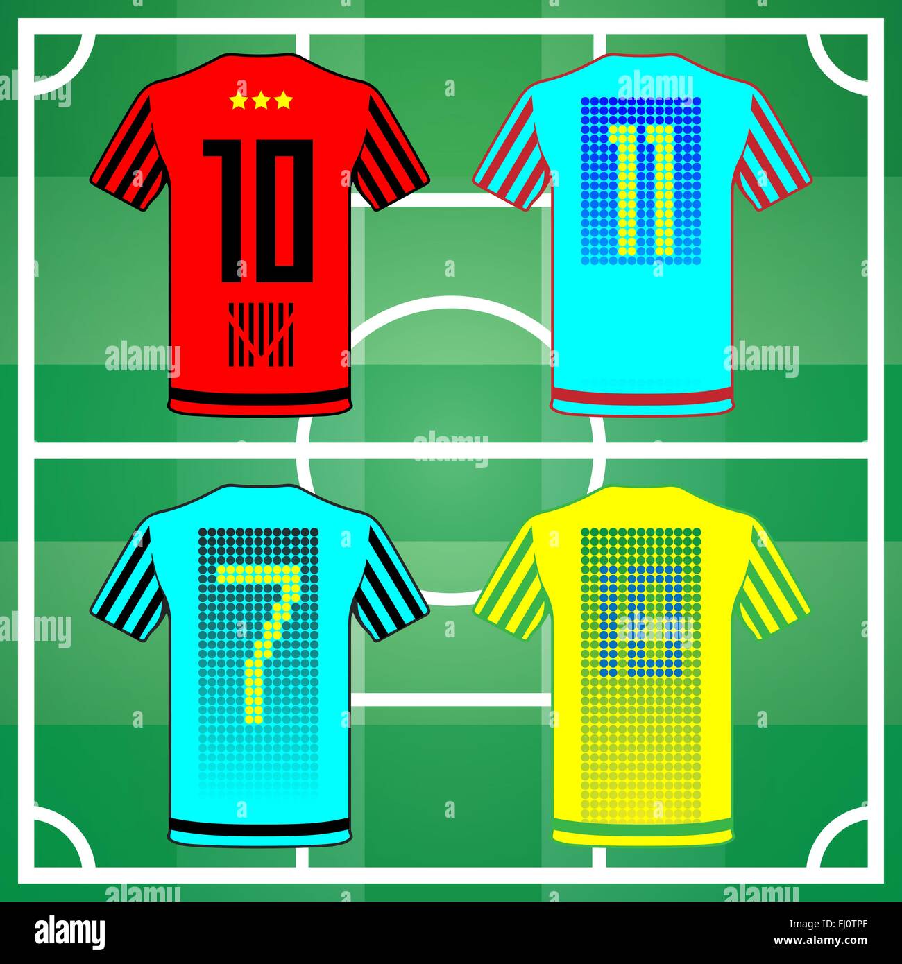 stylish football jersey