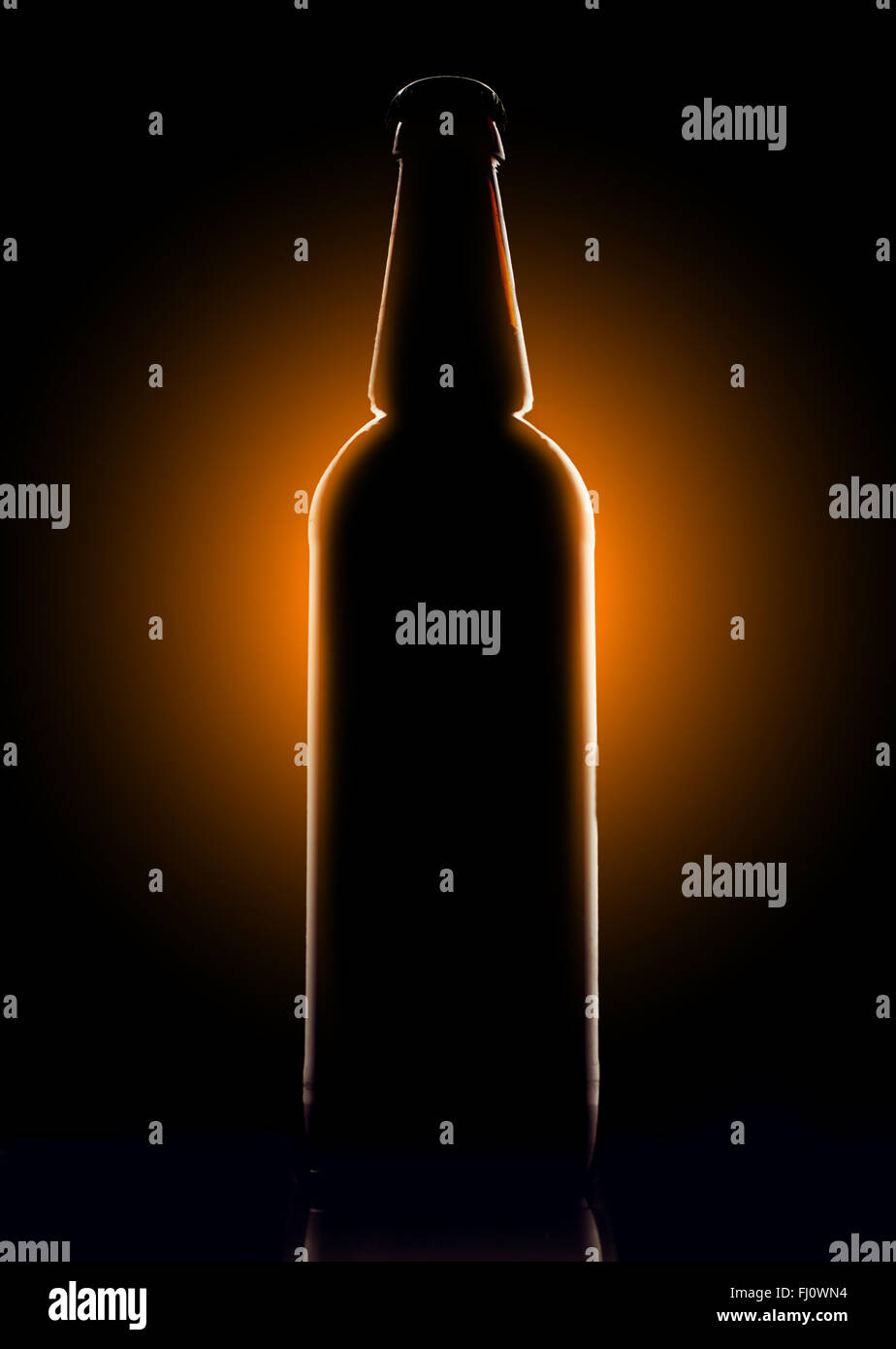 Glass bottle background Stock Photo - Alamy