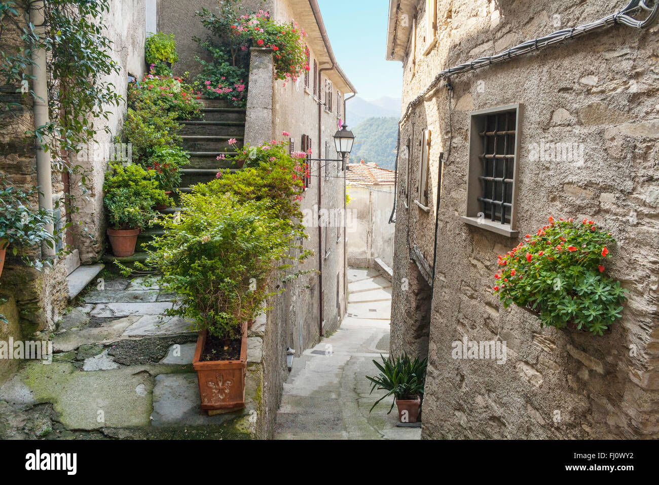 Alley ancient medieval village hi-res stock photography and images - Alamy