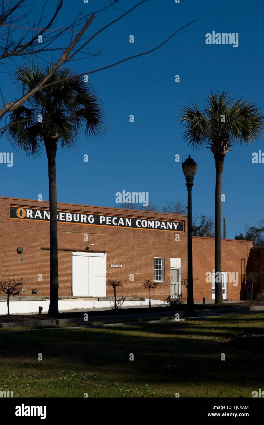 Orangeburg Pecan Company South Carolina USA Stock Photo