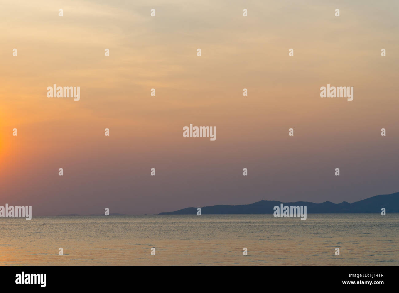 an image of a beautiful sea sunset Stock Photo - Alamy