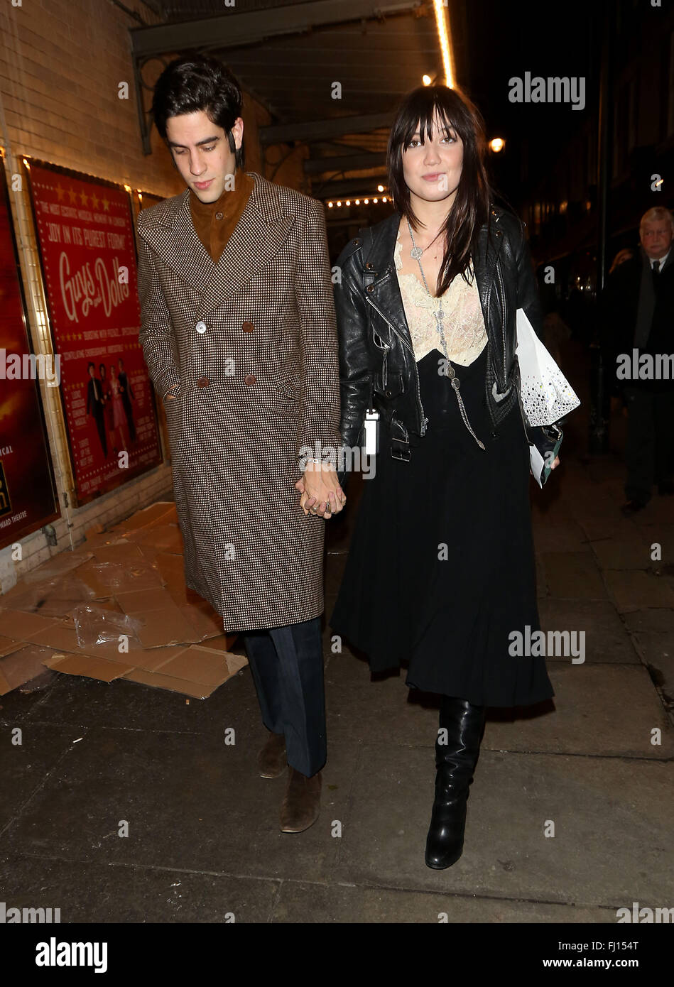 Daisy Lowe and her new boyfriend Tom Cohen seen stepping out for dinner