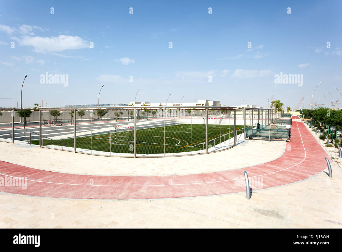 Sports facilities in Doha, Qatar Stock Photo
