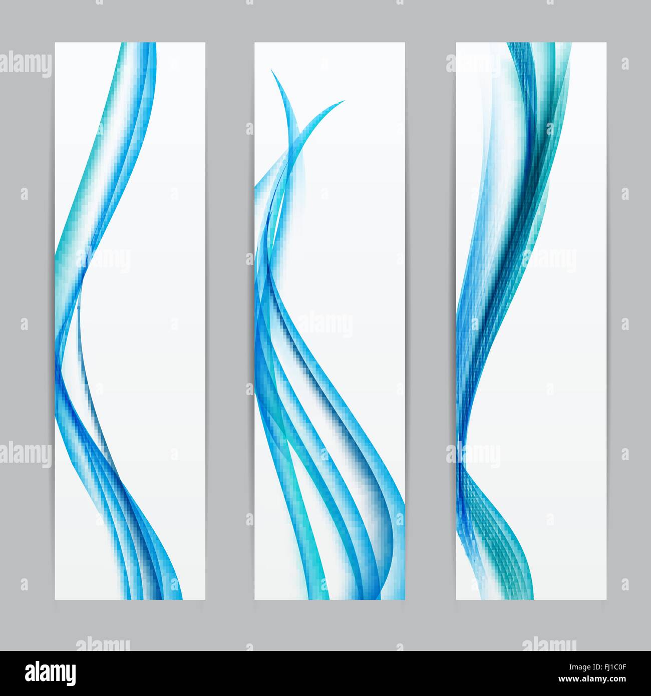 Abstract Colored Wave Header Background. Vector Illustration Stock ...