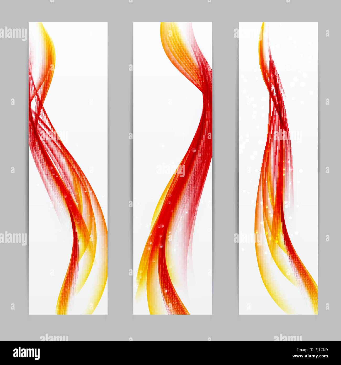 Abstract Colored Wave Header Background. Vector Illustration Stock ...