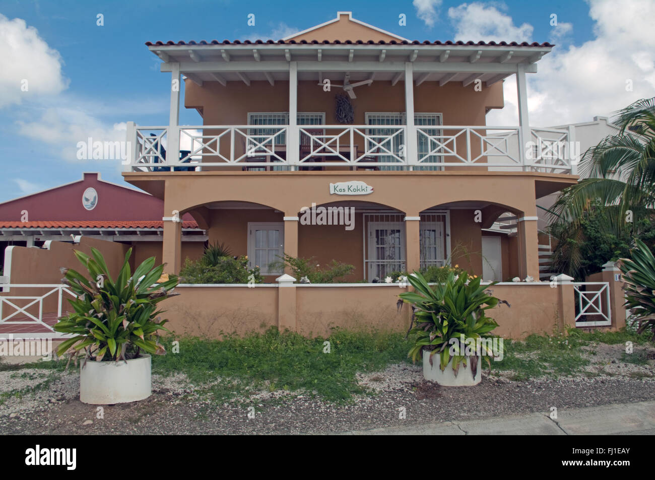Bonaire, Caribbean, West Indies, House Forshore, Stock Photo