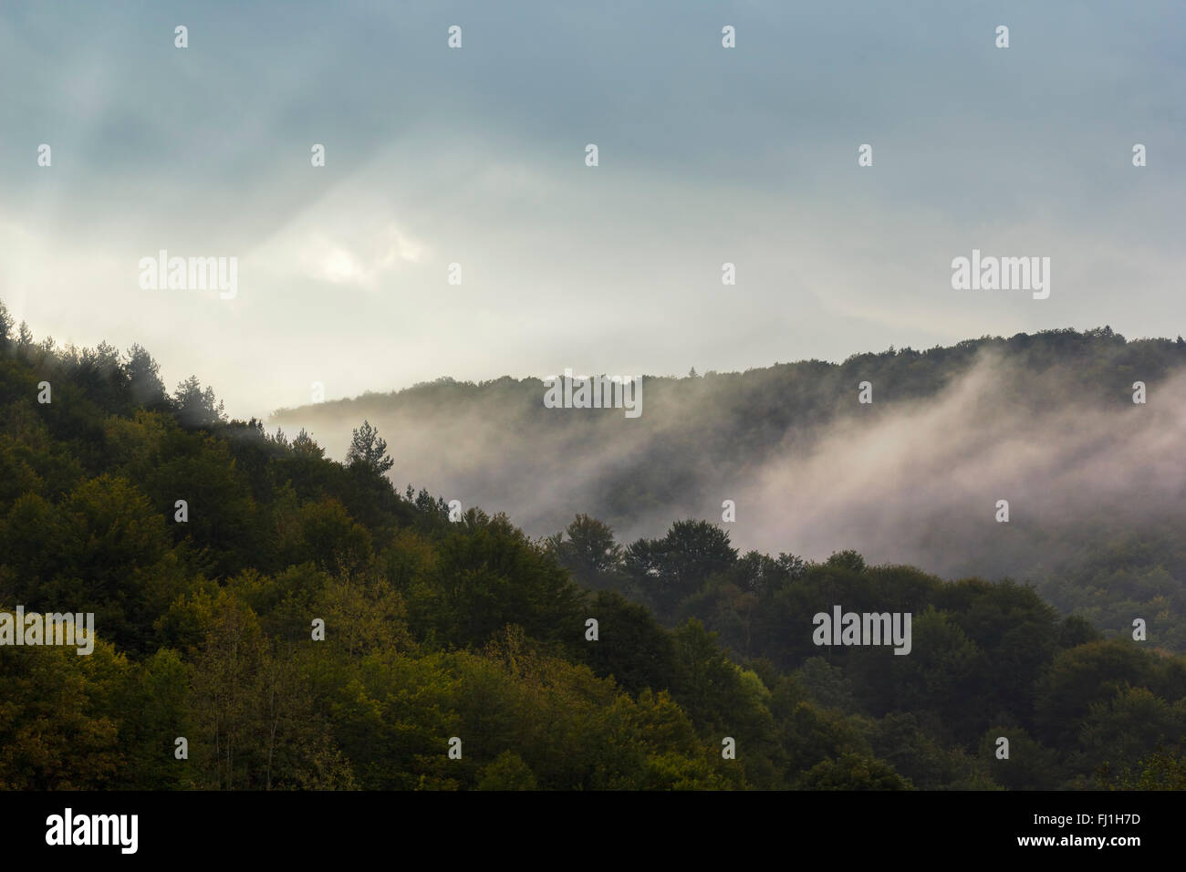 Fog shrouded hills hi-res stock photography and images - Alamy
