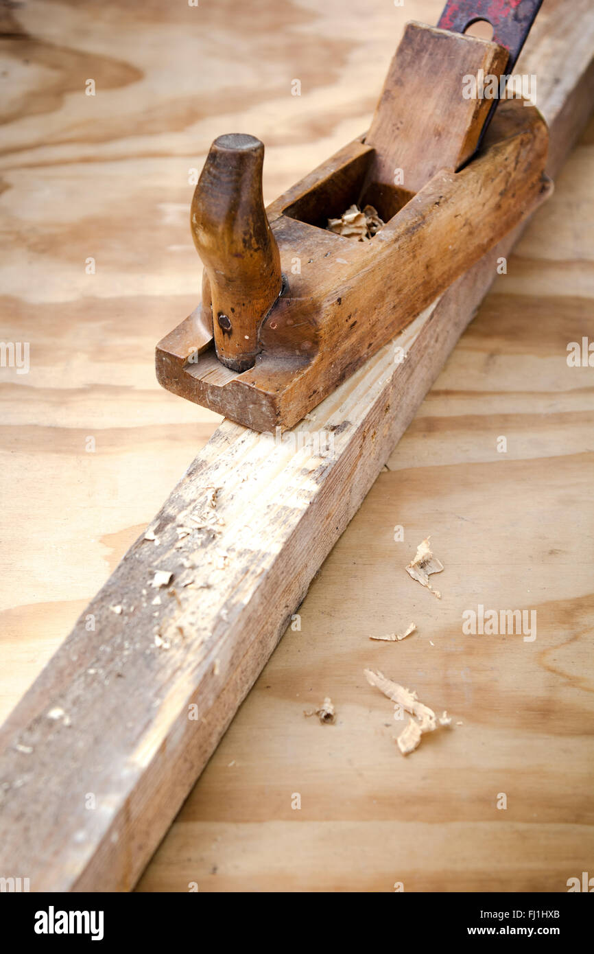 Outils de travail du bois de plaisance Leçons Carpenter Photo Stock - Alamy