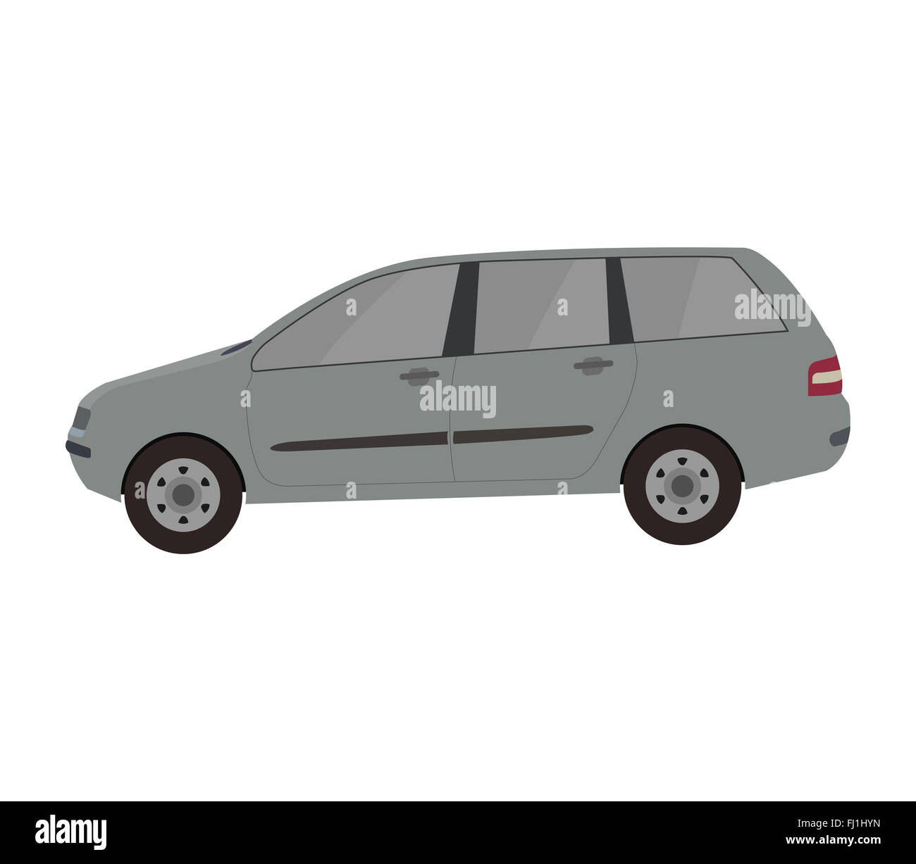 car on white background Stock Photo - Alamy
