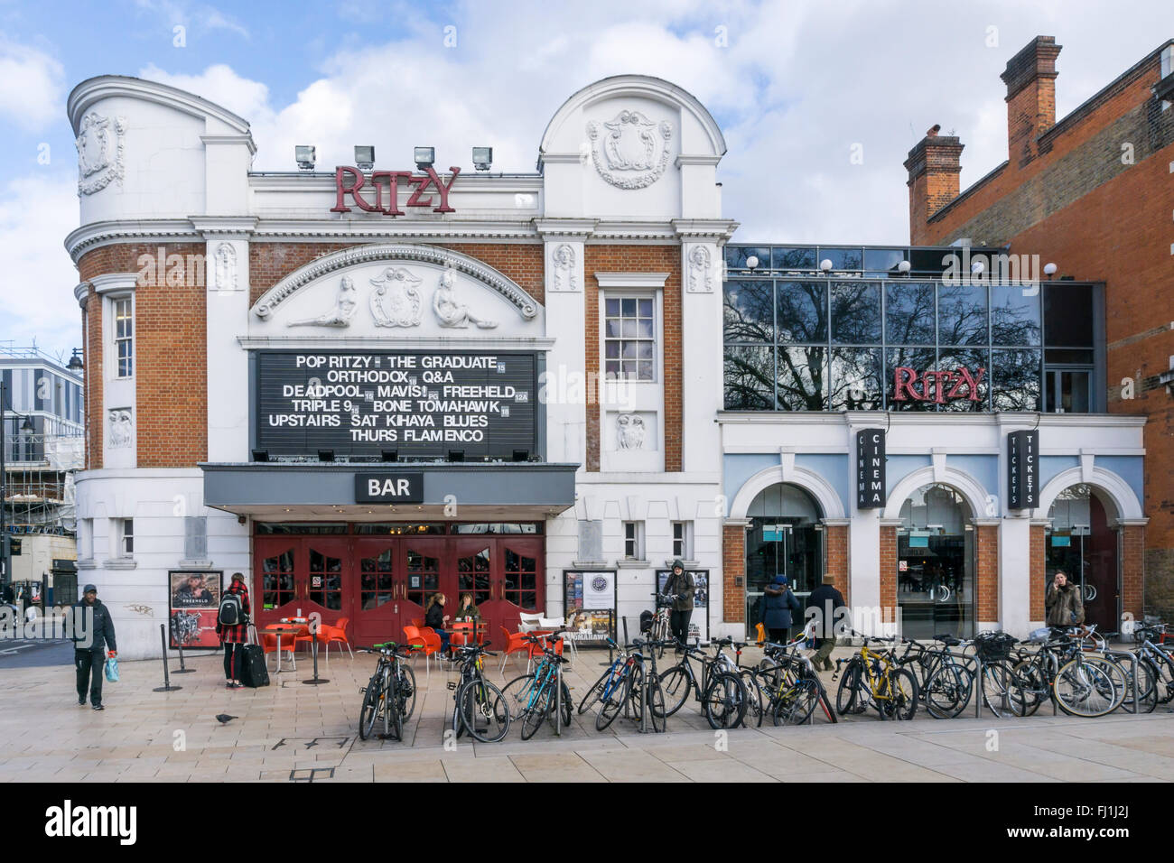 Ritzy Cinema in Brixton, South London. Stock Photo
