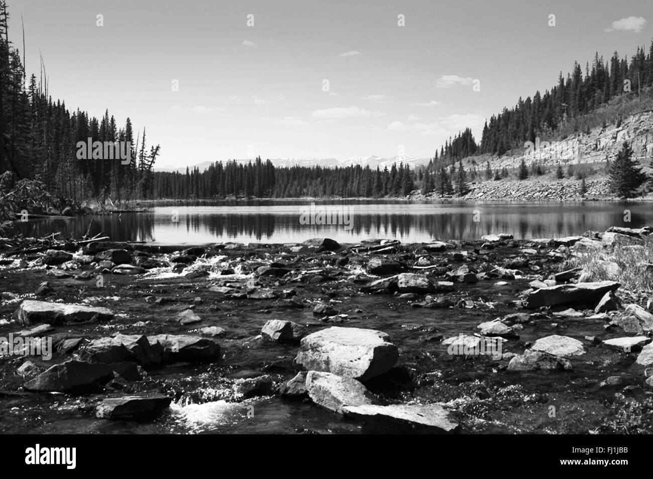 Rocky mountains Black and White Stock Photos & Images - Alamy