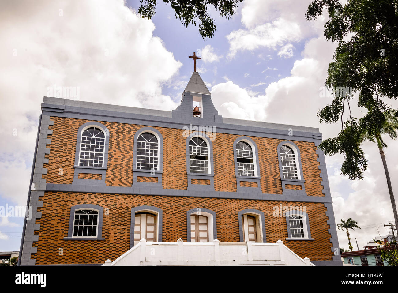 Ebenezer Methodist Chapel, St. John's, Antigua Stock Photo