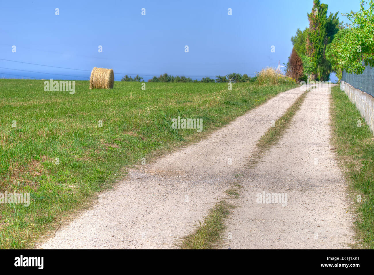 path in the countryside at sunset Stock Photo - Alamy