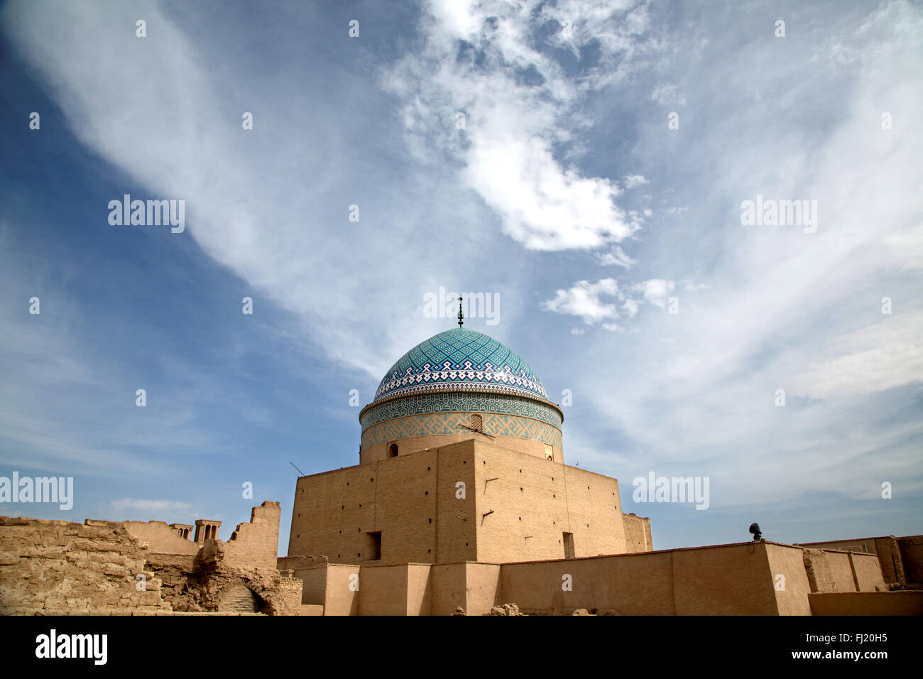 Shrine Memorial of Davazdah Imam, Yazd , Iran Stock Photo