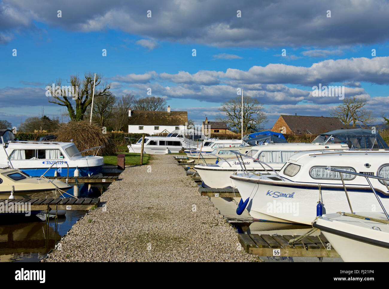 Narrowboat on the lancaster canal hires stock photography and images