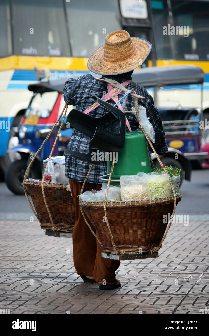 Streetlife in Bangkok Stock Photo