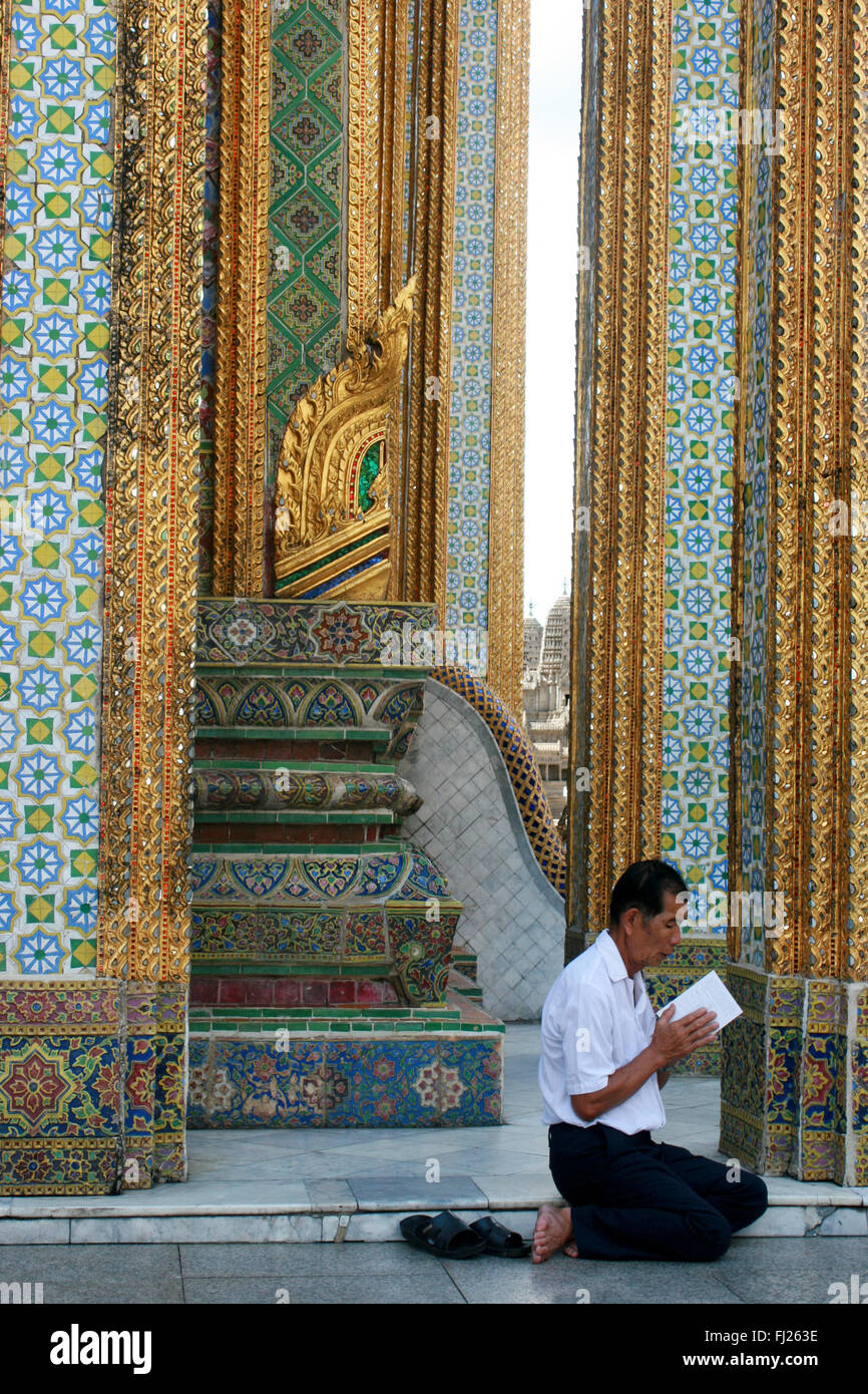 Architecture of King Palace in Bangkok Stock Photo
