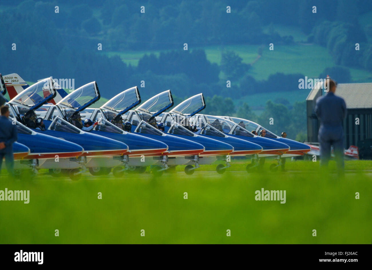 Autriche, Styrie, base aerienne de Zeltweg, La Patrouille de France