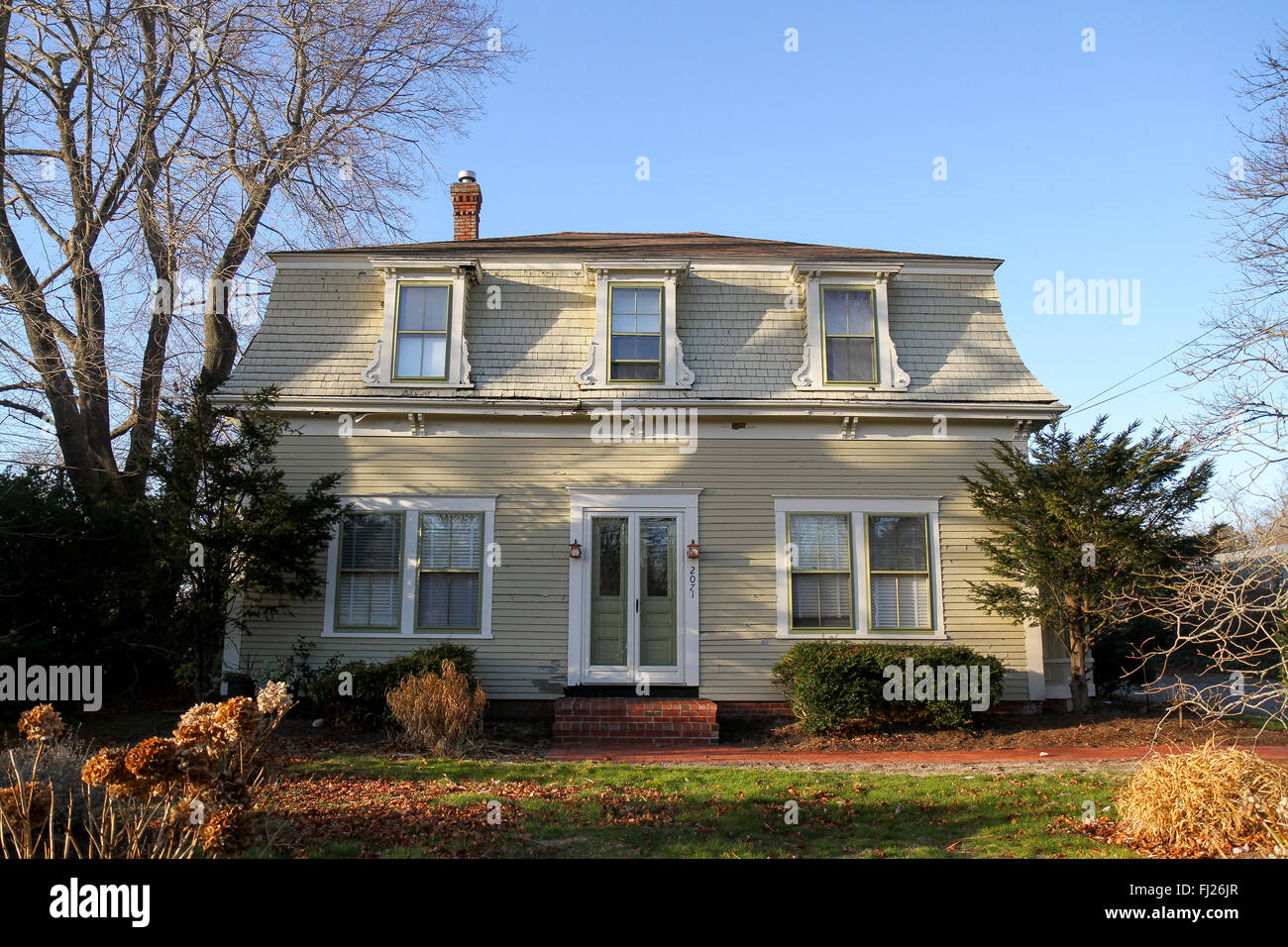 A Victorian style home in Brewster, Cape Cod Stock Photo Alamy