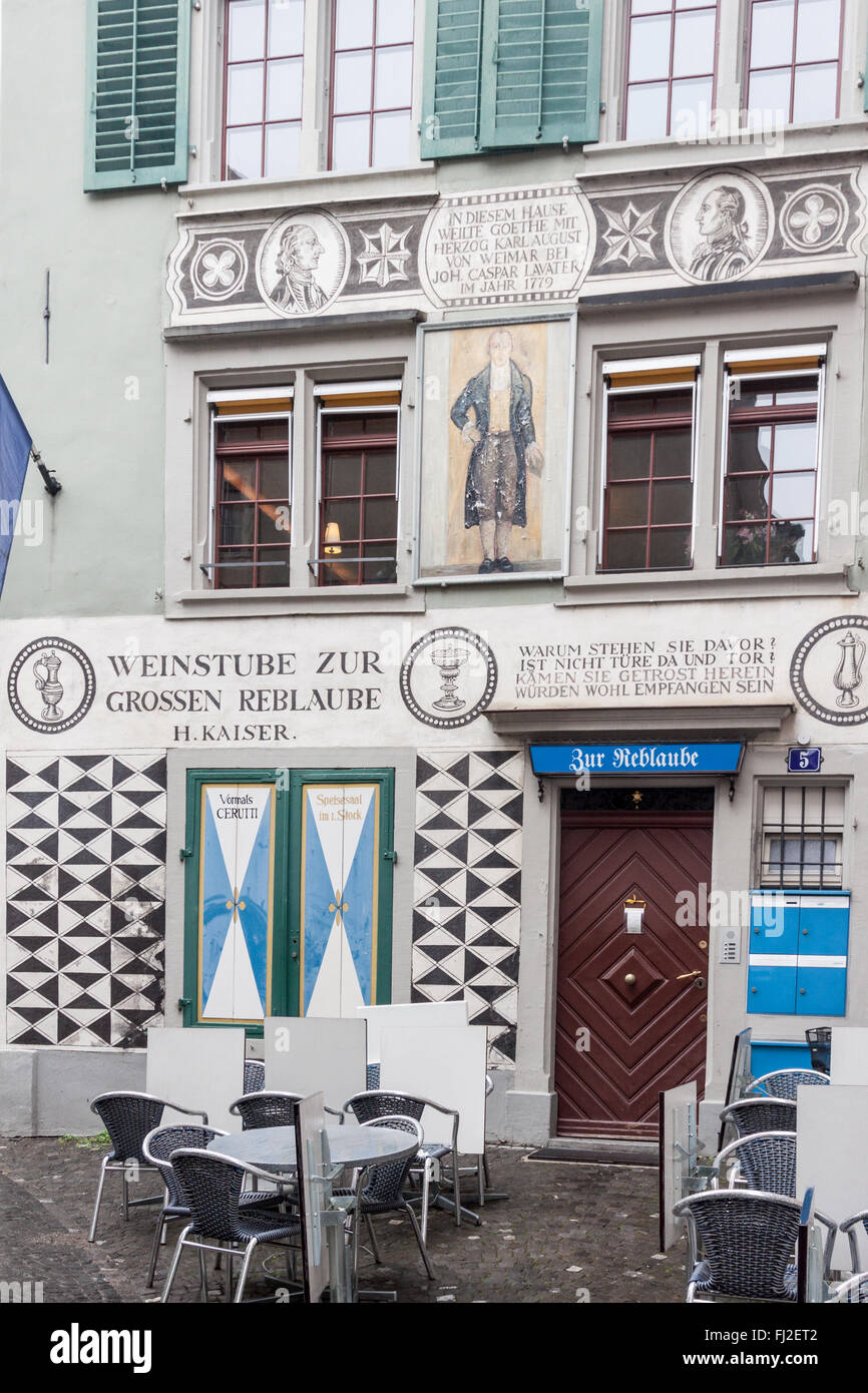 Historical Building Zurich Switzerland Stock Photo Alamy