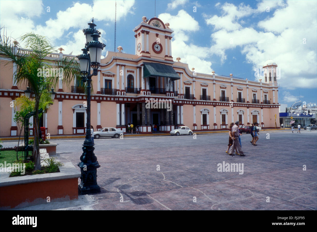 The Palacio de Gobierno or government palace in Tepic, Nayarit, Mexico Stock Photo