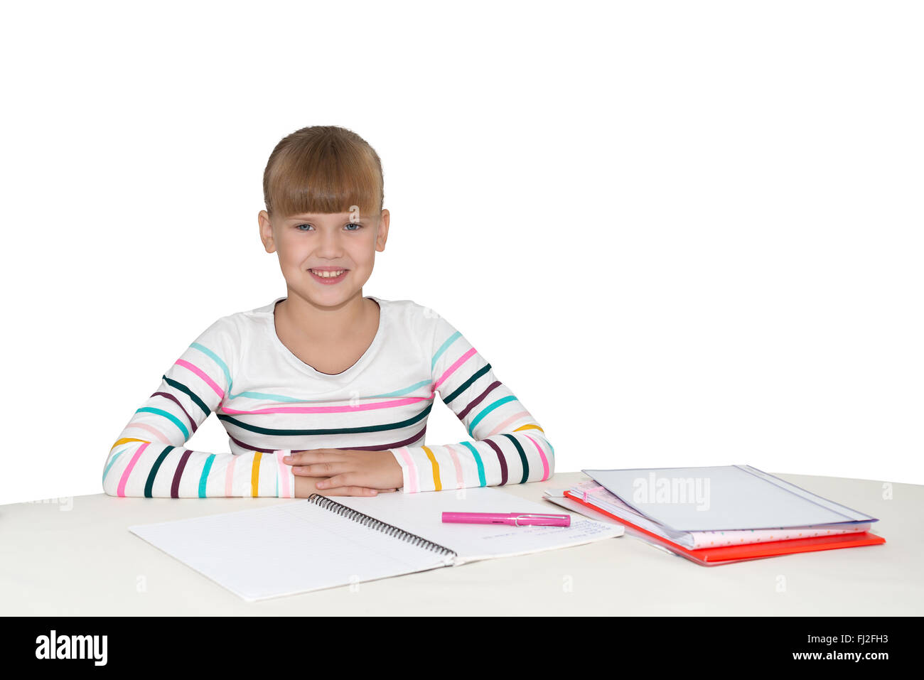 Small School Desk Isolated Stock Photos Small School Desk