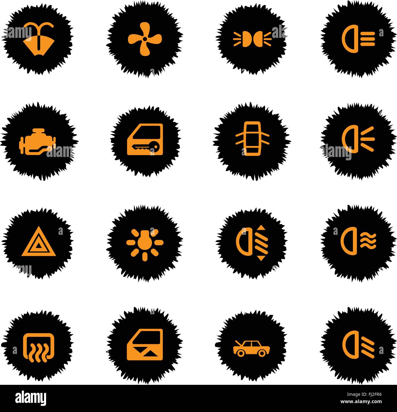 car interface sign Stock Vector Image & Art - Alamy