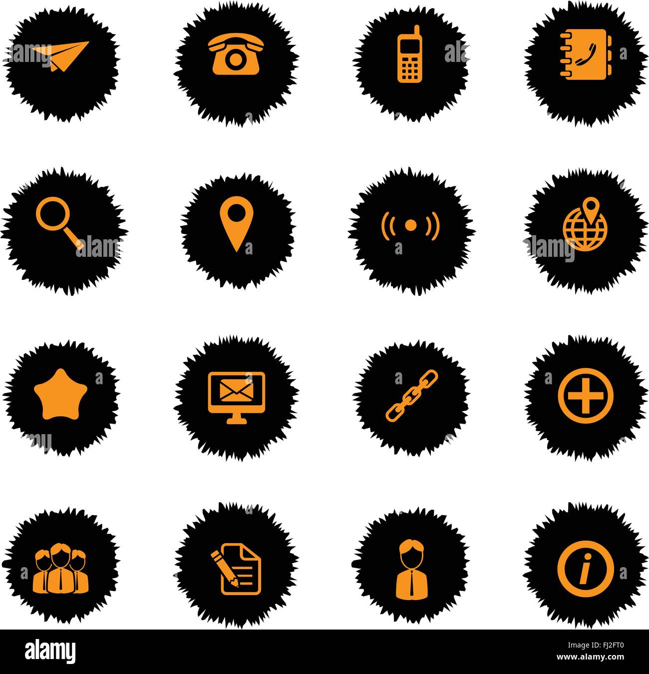 Contact point Stock Vector Images - Alamy
