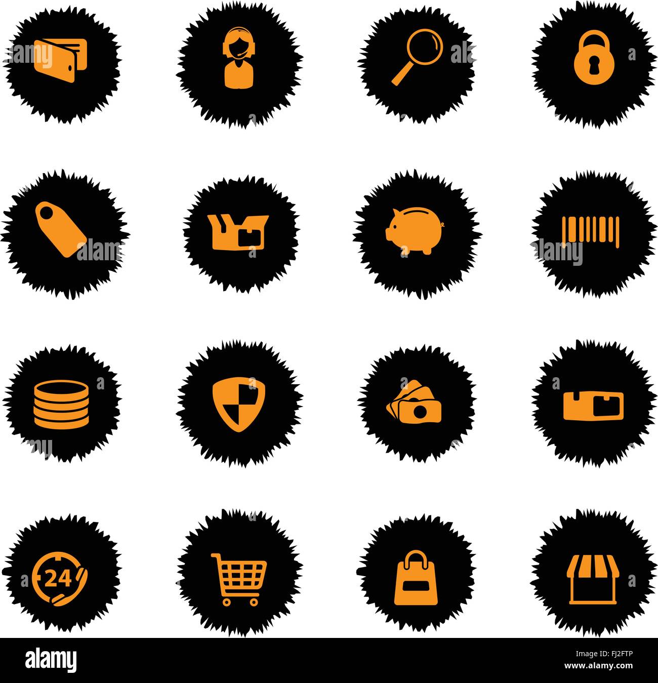 E-commerce simply icons Stock Vector Image & Art - Alamy