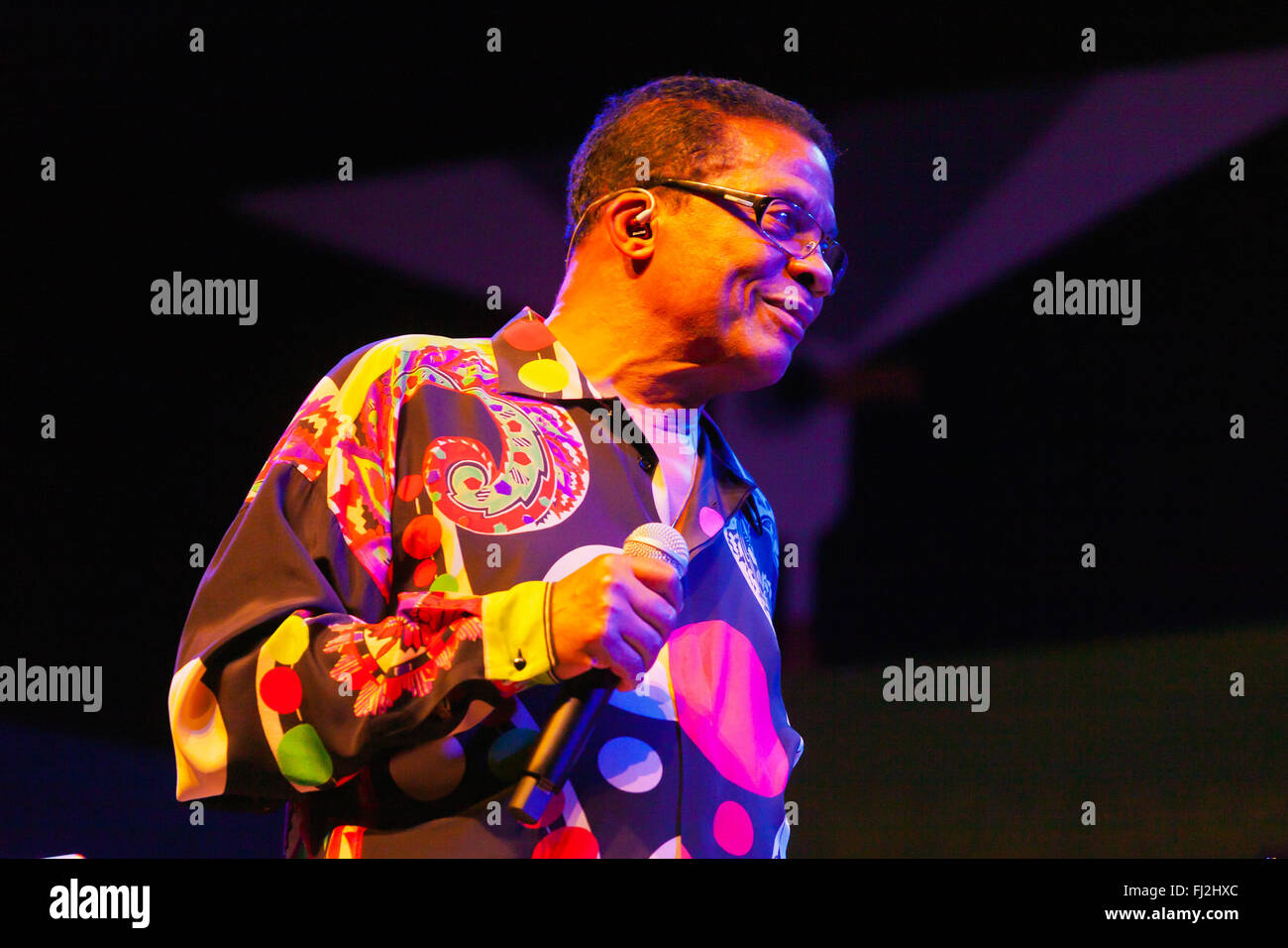 HERBIE HANCOCK preforms on the main stage at the MONTEREY JAZZ FESTIVAL Stock Photo