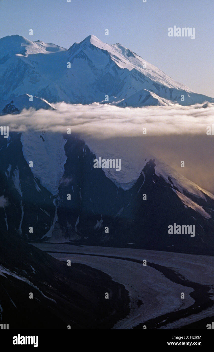 MOUNT MCKINLEY also known as DENALI rises above the clouds - DENALI ...