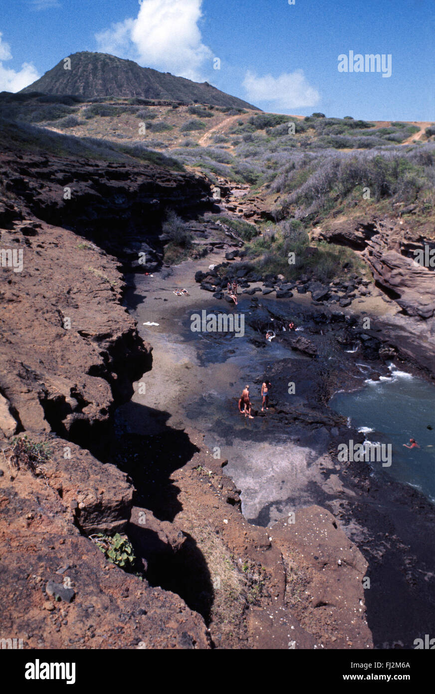 The Toilet Bowl SWIMMING HOLE - HANAUMA BAY, OAHU, HAWAII Stock Photo -  Alamy