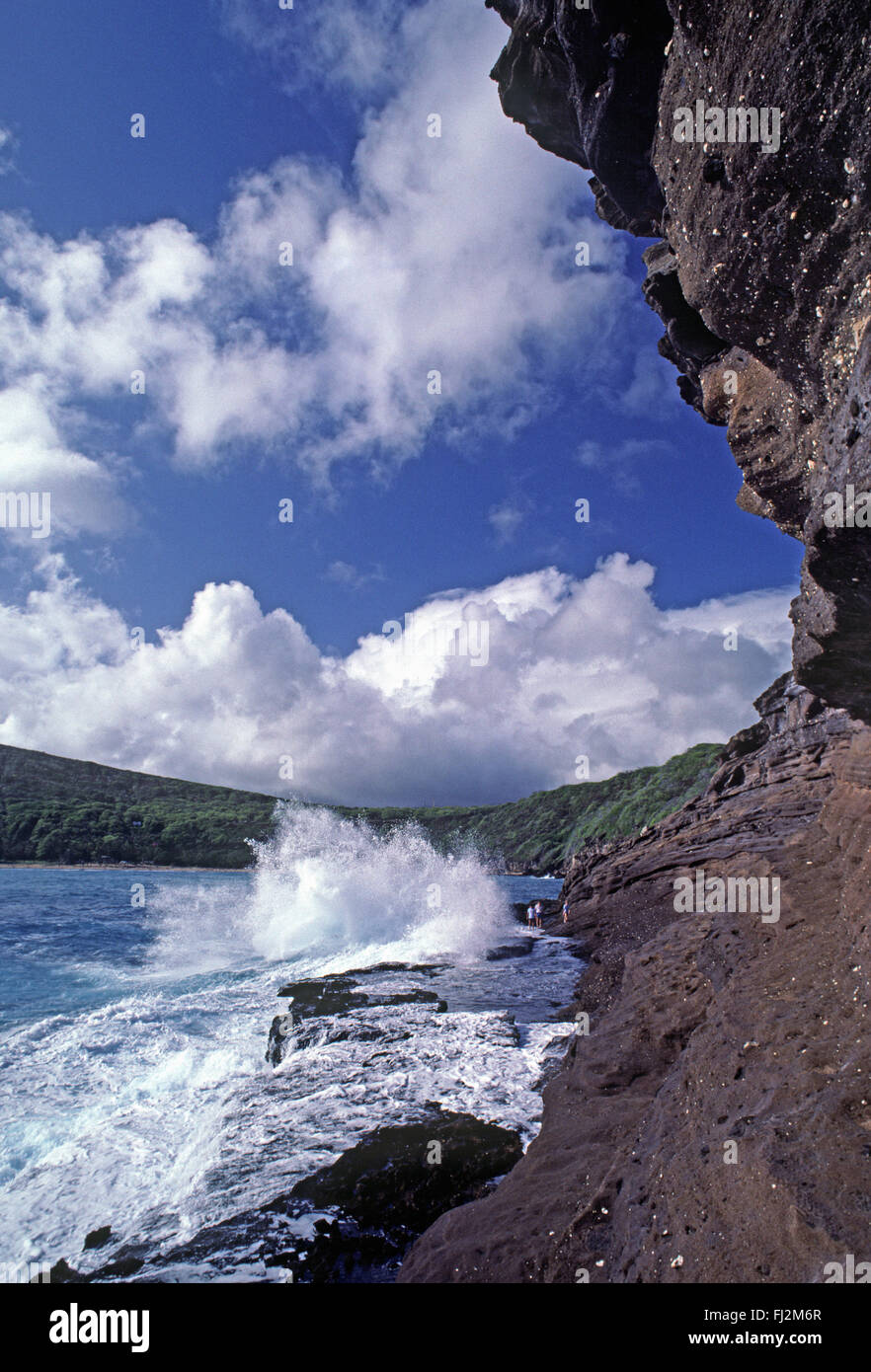 Oahu hanauma bay rugged coastline hi-res stock photography and images ...