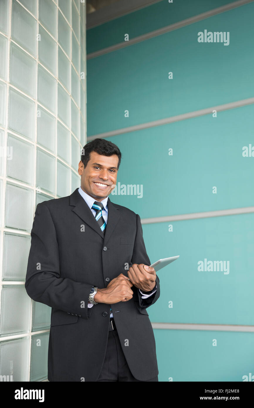 Indian business man thinking hi-res stock photography and images - Alamy