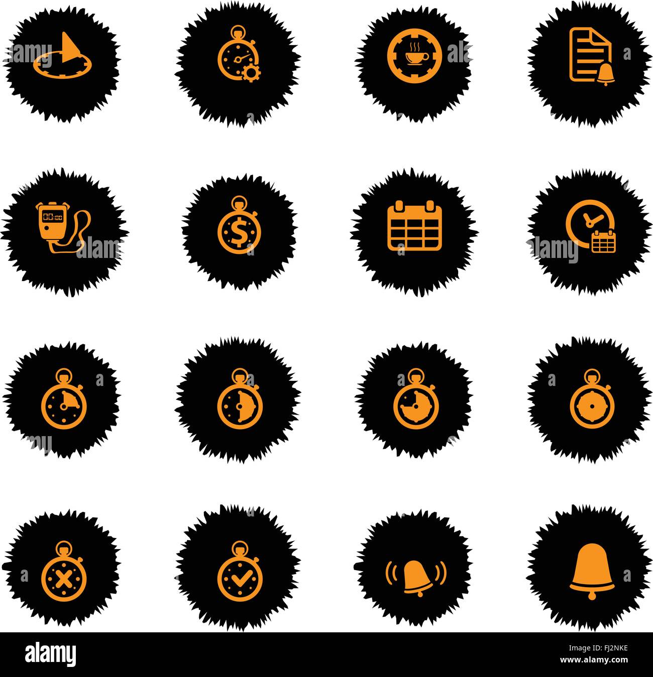 Time simply icons Stock Vector Image & Art - Alamy