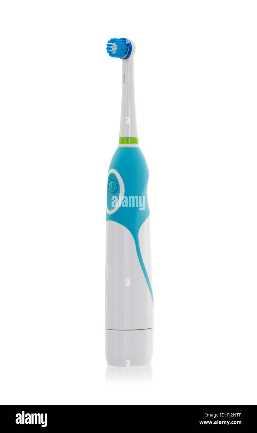 Electric toothbrush isolated on a white background Stock Photo - Alamy