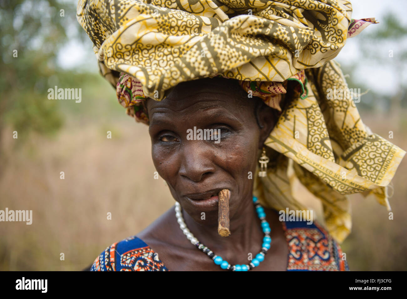 Tribeswomen of northern Benin, Afrika Stock Photo