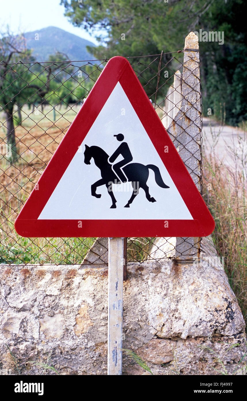 Warning horses hi-res stock photography and images - Alamy
