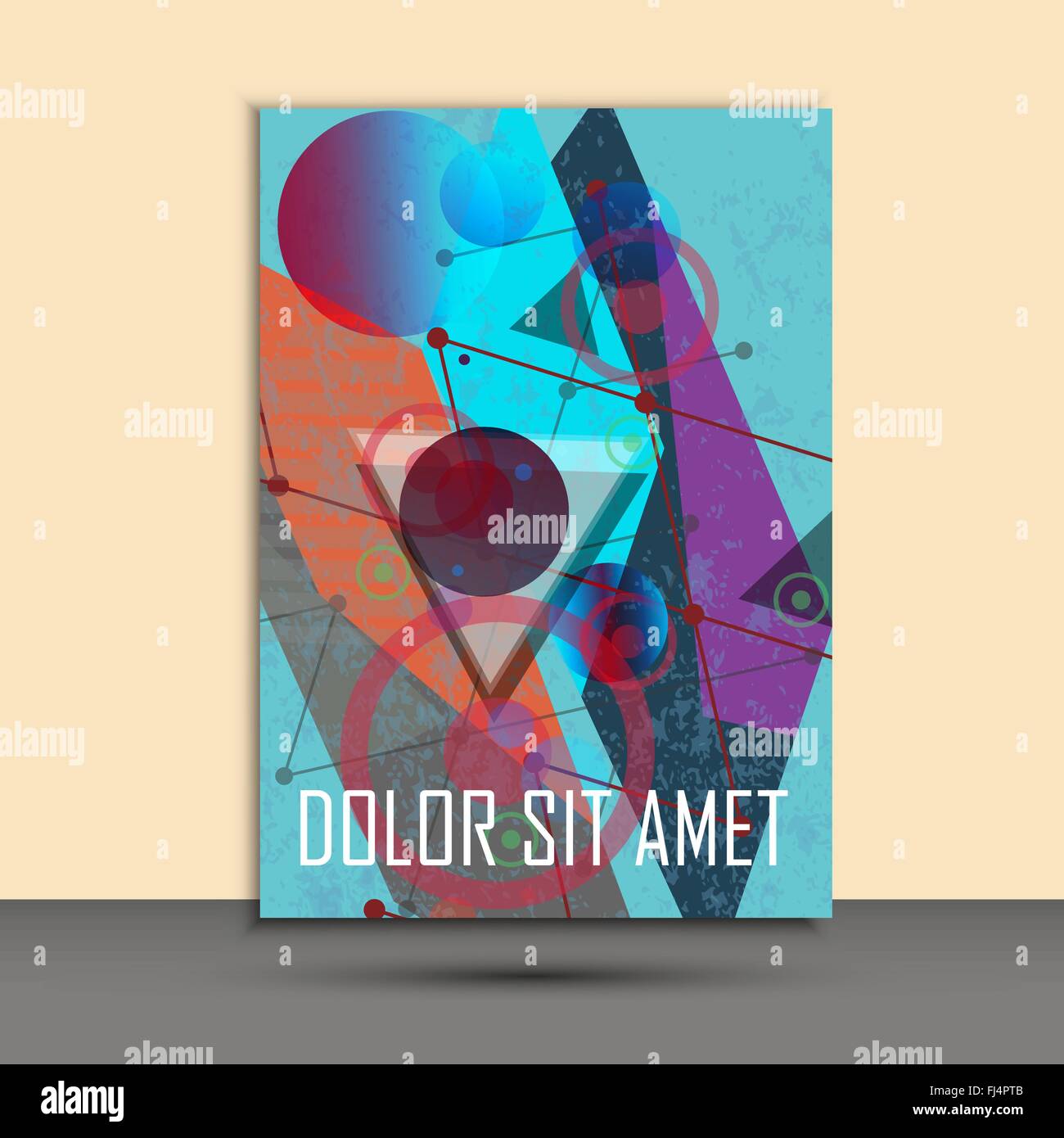 Vector brochure abstract design template Stock Vector Image & Art - Alamy