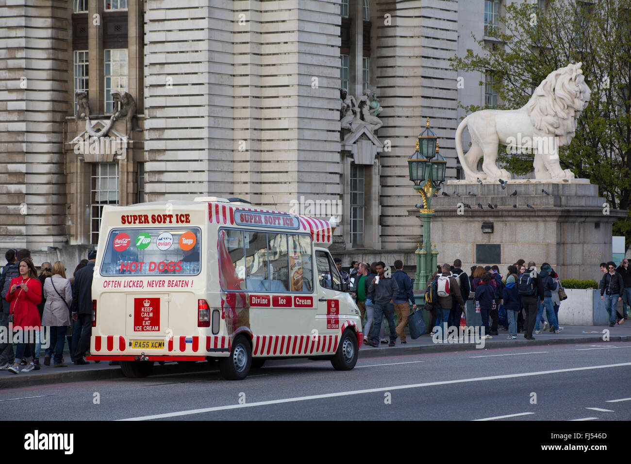 Ice Cream Truck in London Stock Photo Alamy