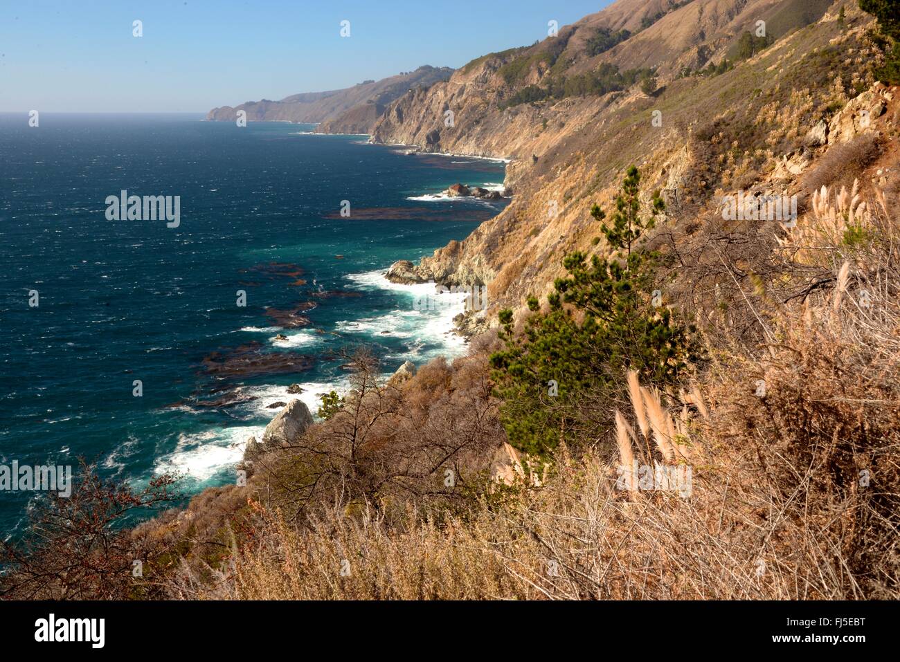 Big Sur California costal area Stock Photo