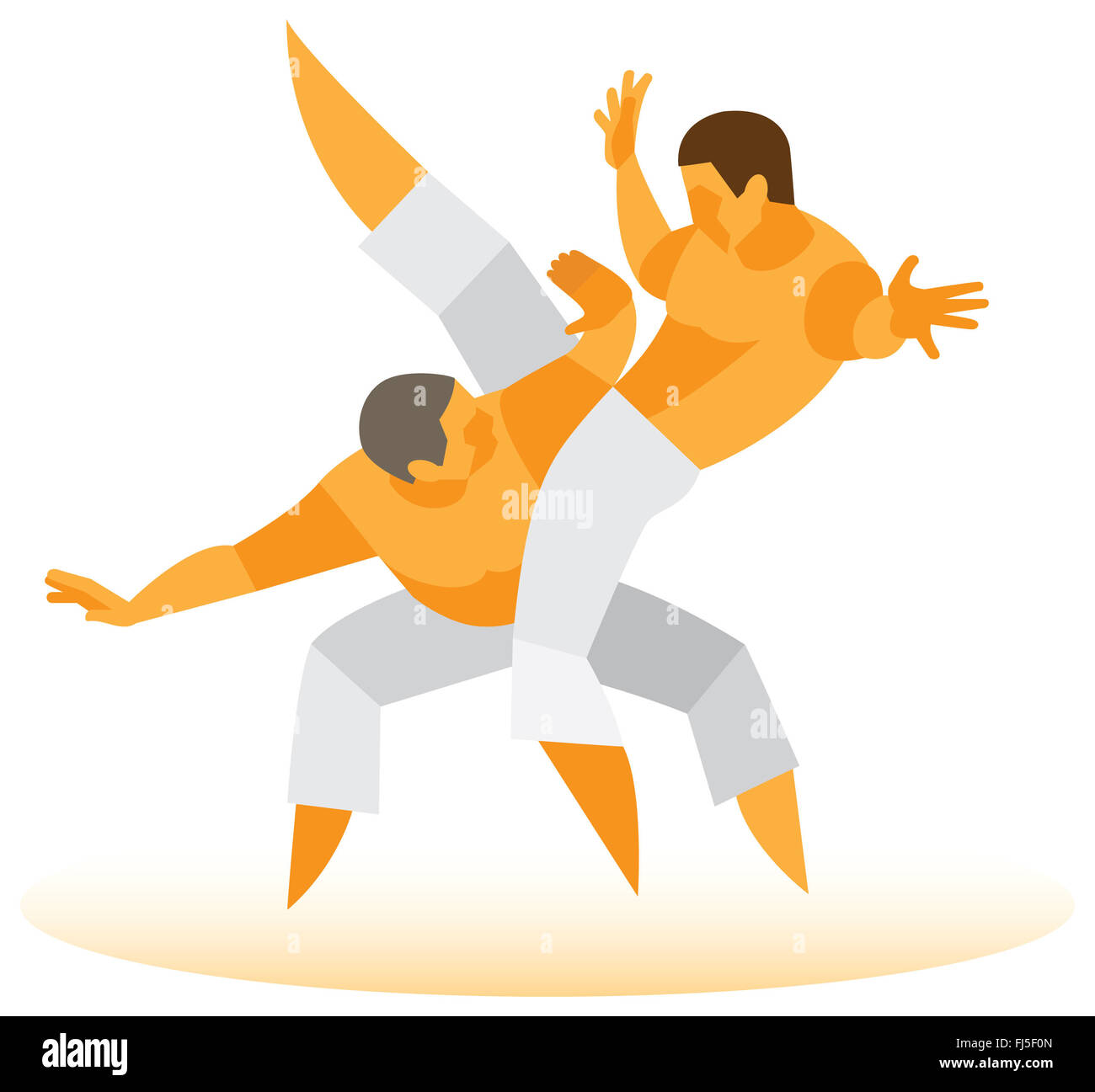 Brazilian martial arts. Brazilian fighters Stock Photo Alamy