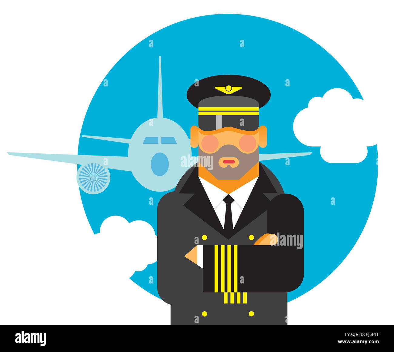 Airline pilot uniform hi-res stock photography and images - Alamy