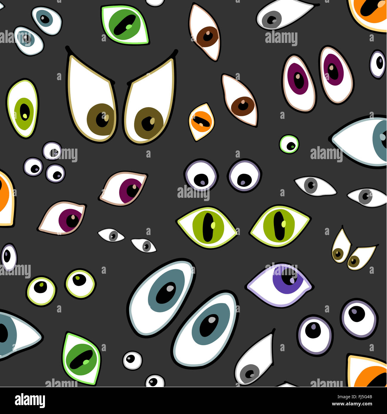 Cartoon eyes hi-res stock photography and images - Alamy