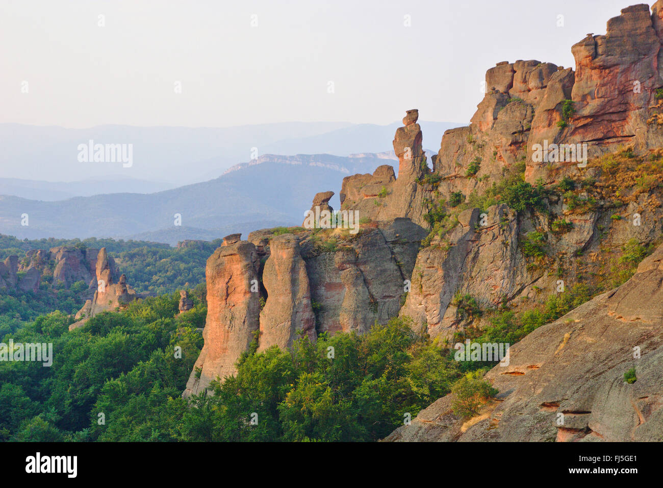 Belogradchik rocks, Bulgaria, Belogradchik Stock Photo