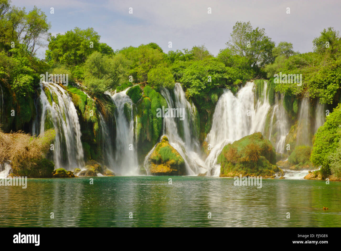 Kravice waterfalls, Bosnia and Herzegovina, Ljubuski Stock Photo