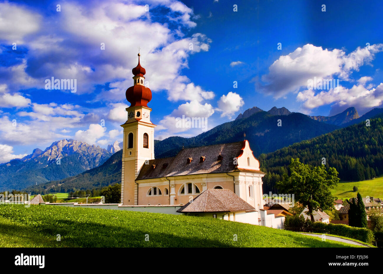 Baroque church in the alps hi-res stock photography and images - Alamy