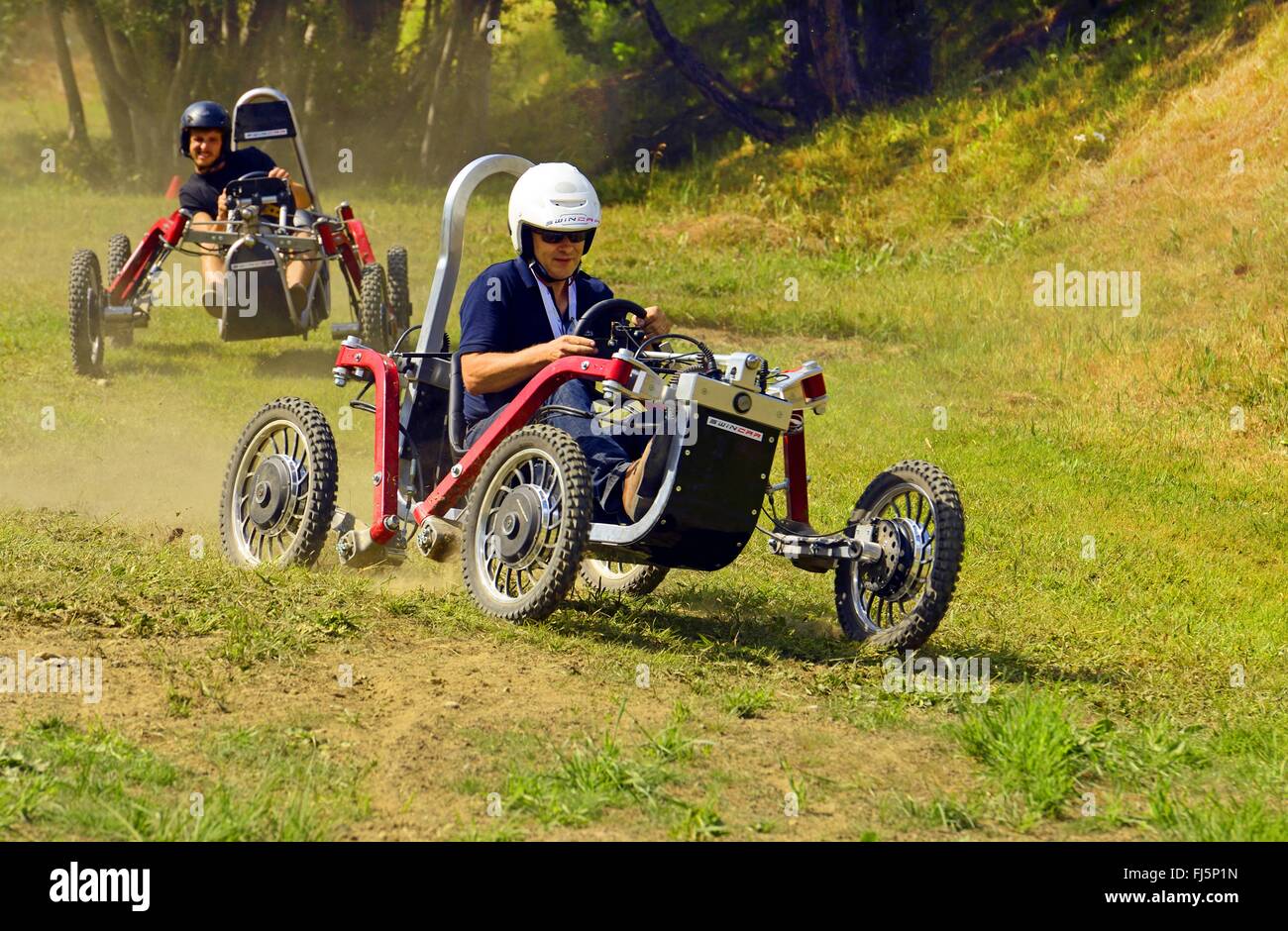 electric off-road vehicle, Swincar E-Spider, France Stock Photo