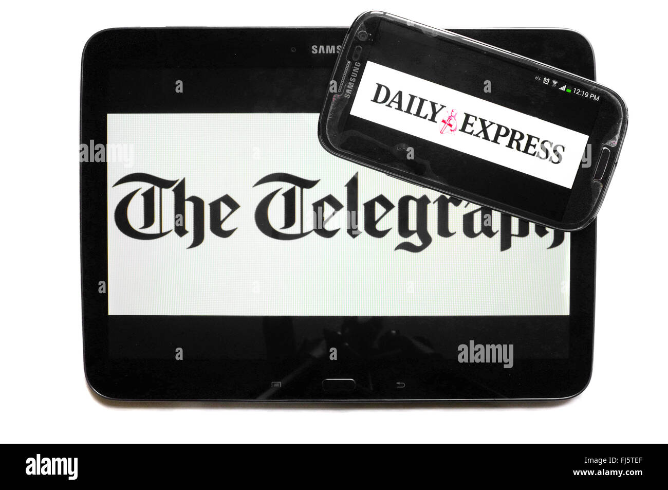 Daily express tablet hires stock photography and images Alamy