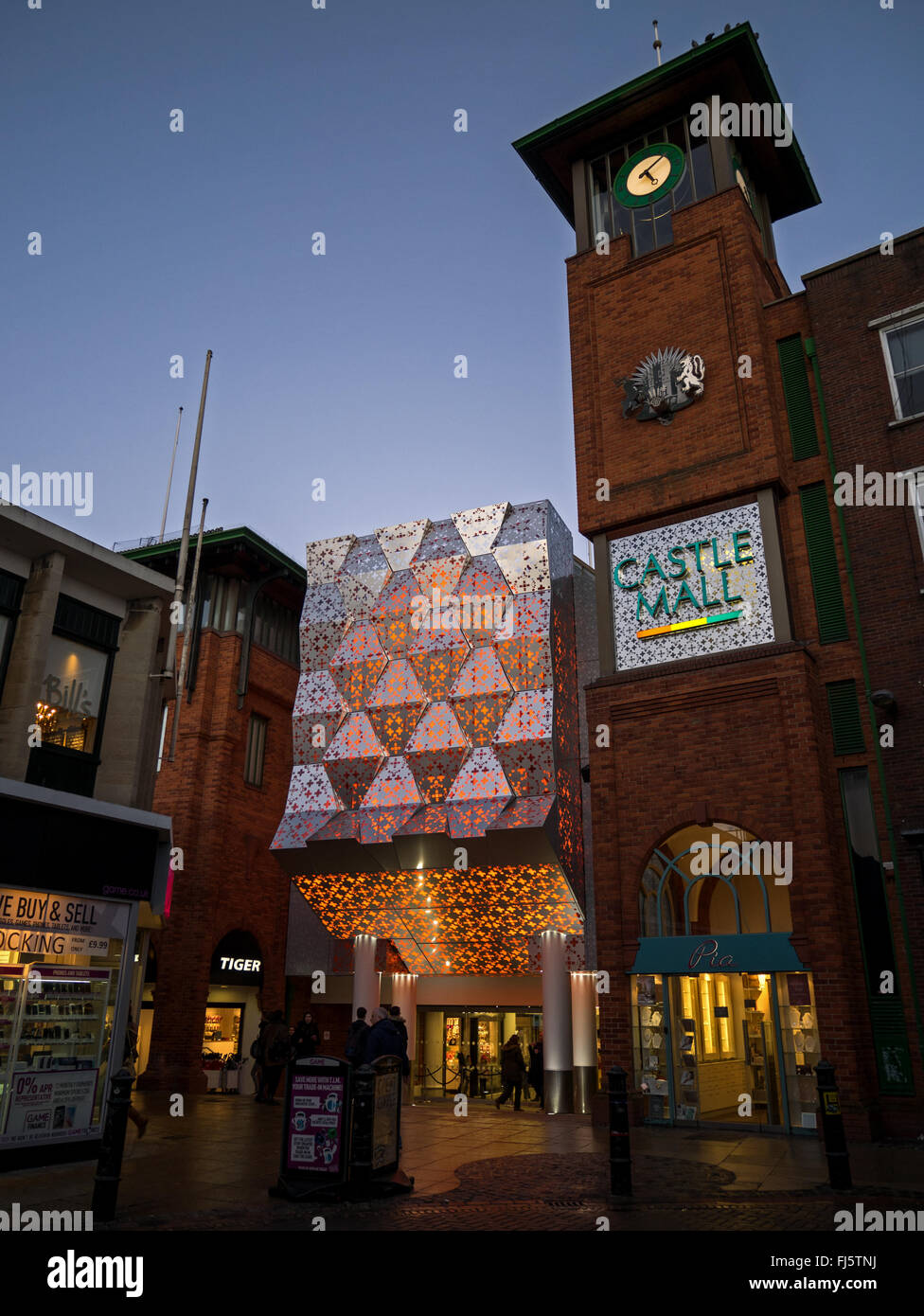 Castle mall shopping centre in norwich hires stock photography and